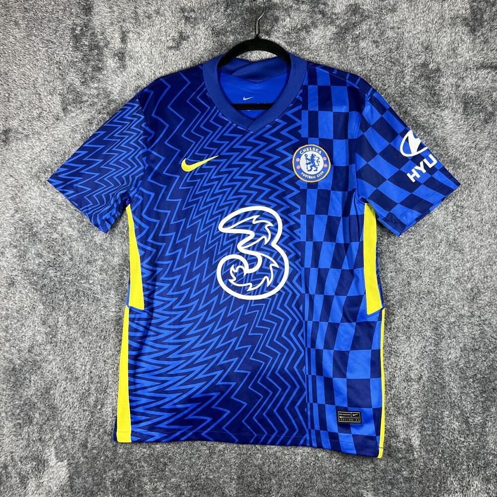 Nike Shirt Mens M Blue Nike Dri-Fit Chelsea FC Graphic Jersey Performance